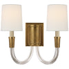 TOB2033HABL Thomas O'Brien Vivian 2 Light Sconce | Alternate Image