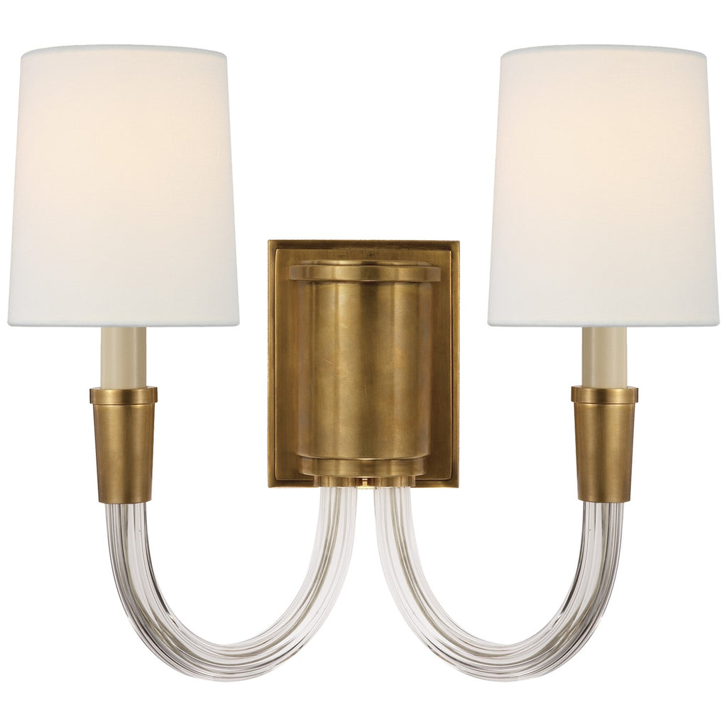 TOB2033HABL Thomas O'Brien Vivian 2 Light Sconce | Alternate Image