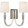 TOB2033PNL Thomas O'Brien Vivian 2 Light Sconce | Alternate Image
