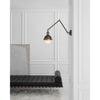 TOB2090BZHABWG Thomas O'Brien Hicks 1 Light Swing Arm | Lifestyle Image