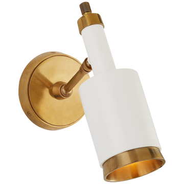 Hand-Rubbed Antique Brass and White