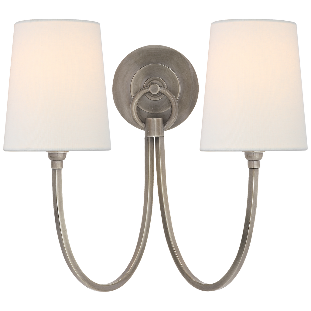 TOB2126ANL Thomas O'Brien Reed 2 Light Sconce | Main Image
