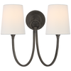 TOB2126BZL Thomas O'Brien Reed 2 Light Sconce | Main Image