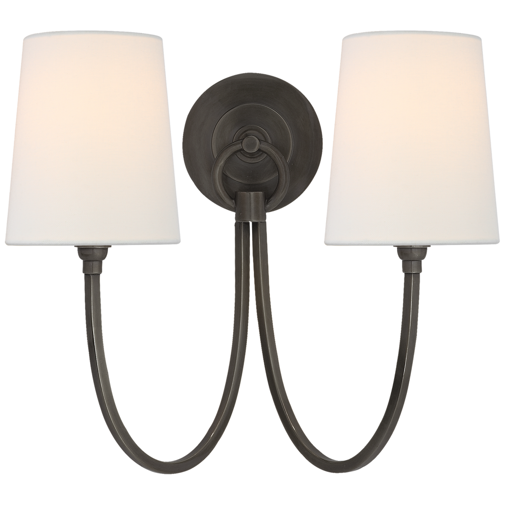 TOB2126BZL Thomas O'Brien Reed 2 Light Sconce | Main Image