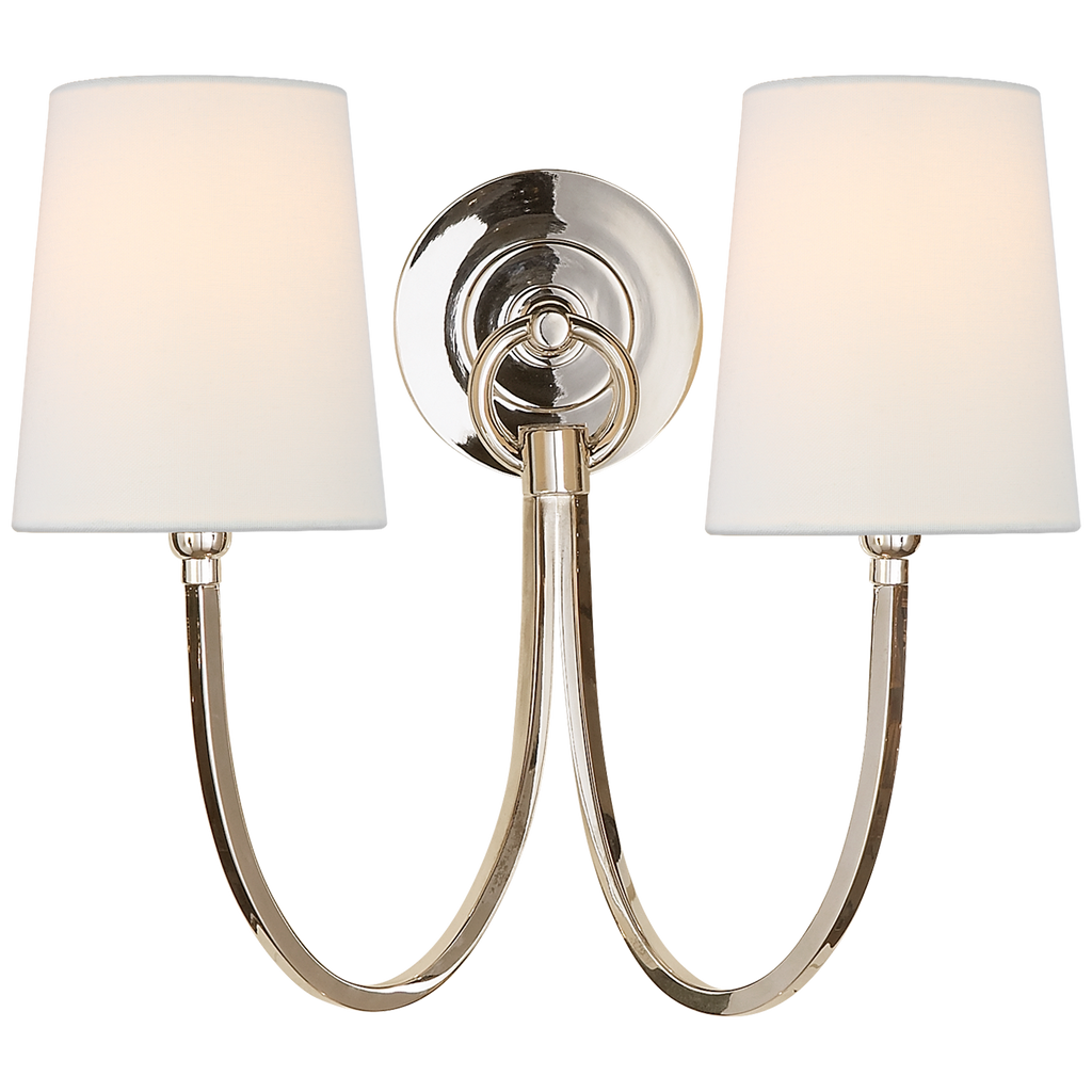 TOB2126PNL Thomas O'Brien Reed 2 Light Sconce | Main Image