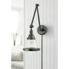 TOB2156BZSG Thomas O'Brien Gale 1 Light Swing Arm | Lifestyle Image