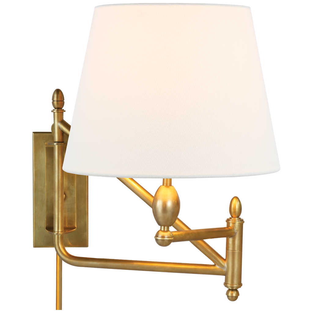 TOB2203HABL Thomas O'Brien Paulo 1 Light Swing Arm | Main Image