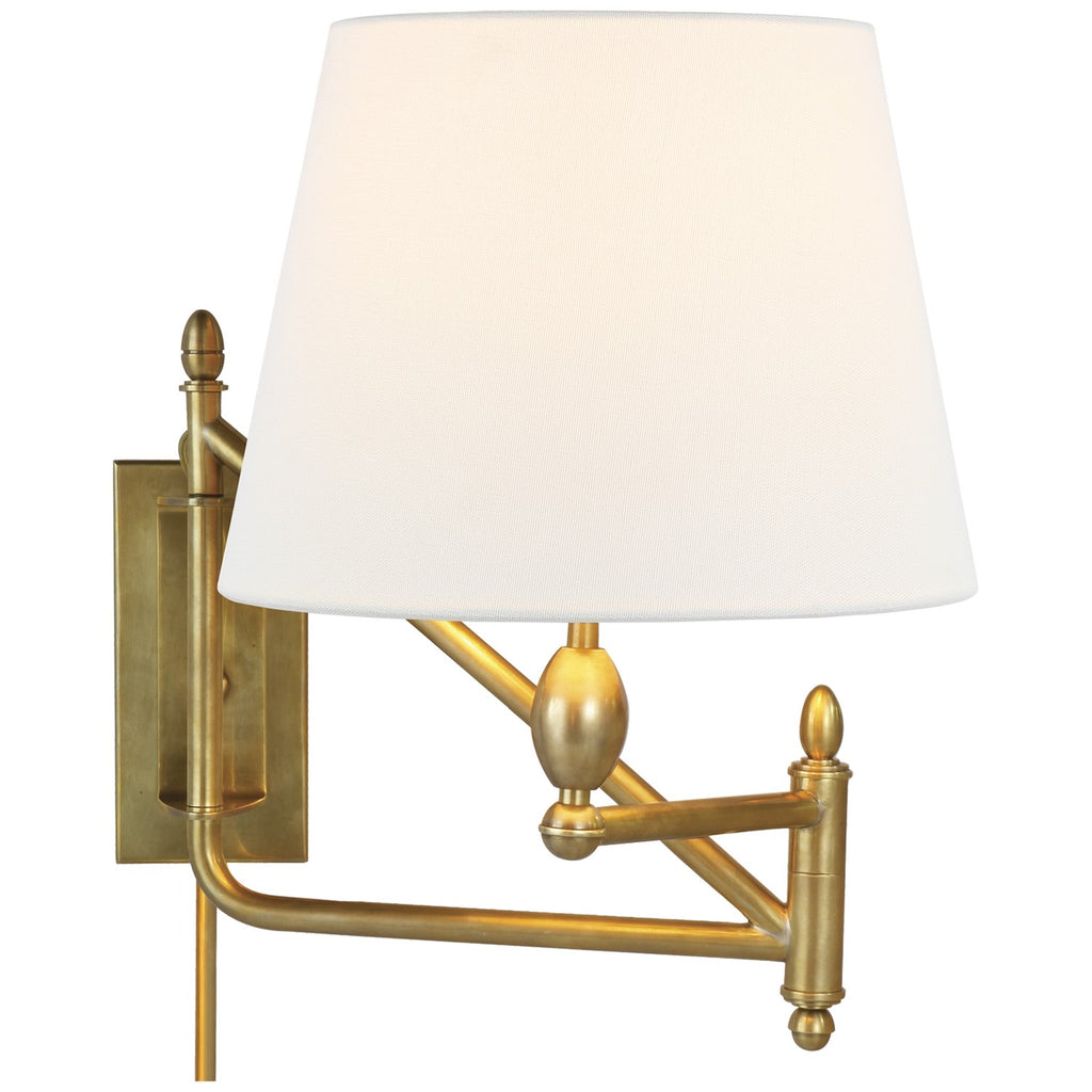 TOB2203HABL Thomas O'Brien Paulo 1 Light Swing Arm | Alternate Image