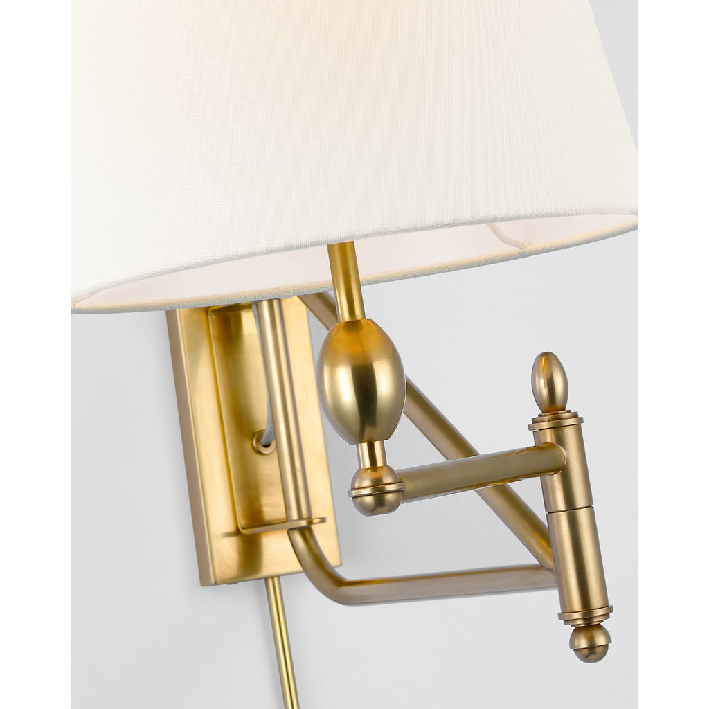 TOB2203HABL Thomas O'Brien Paulo 1 Light Swing Arm | Alternate Image