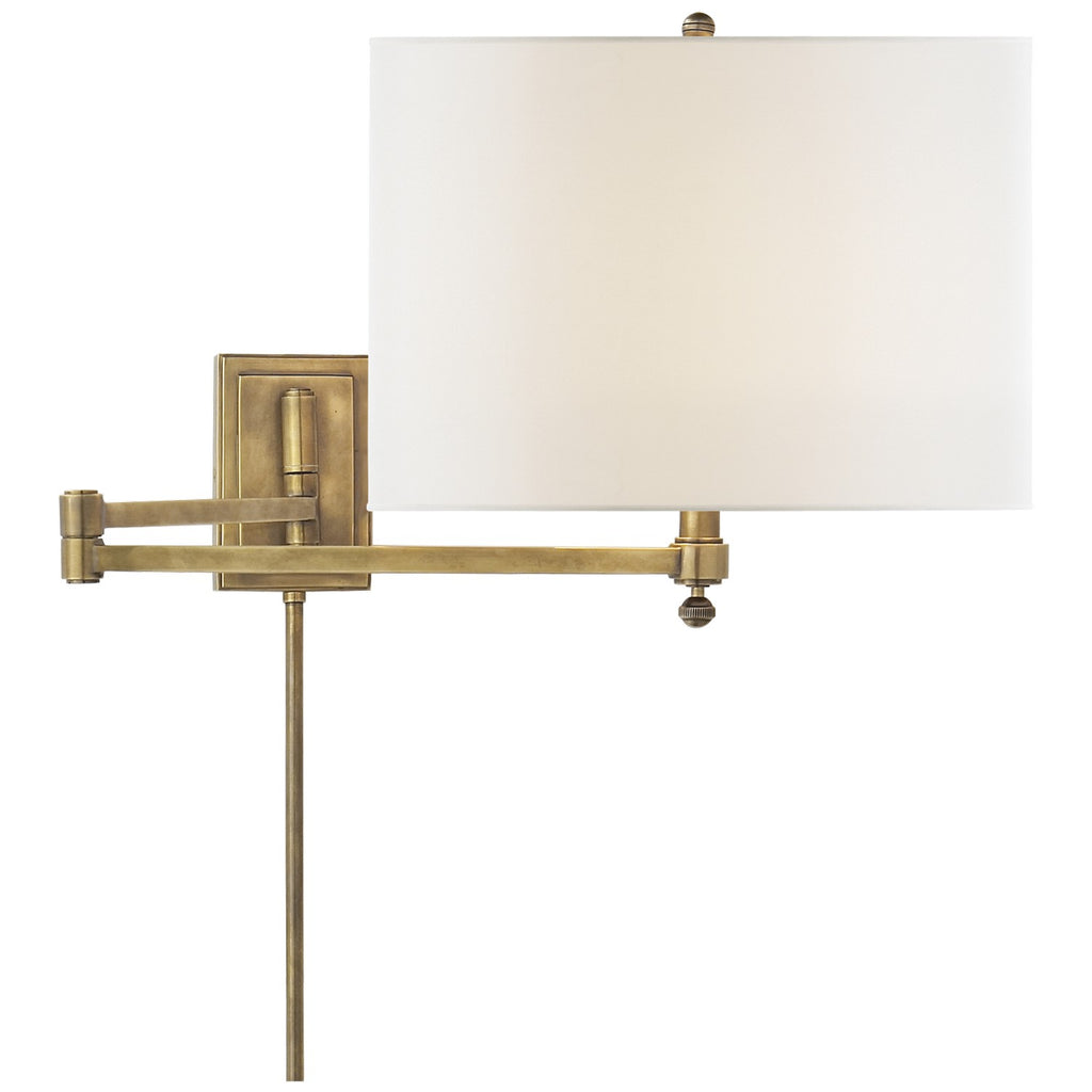 TOB2204HABL Thomas O'Brien Hudson 1 Light Swing Arm | Alternate Image