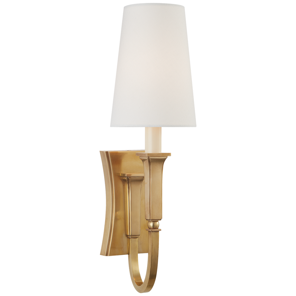 TOB2272HABL Thomas O'Brien Delphia 1 Light Sconce | Main Image