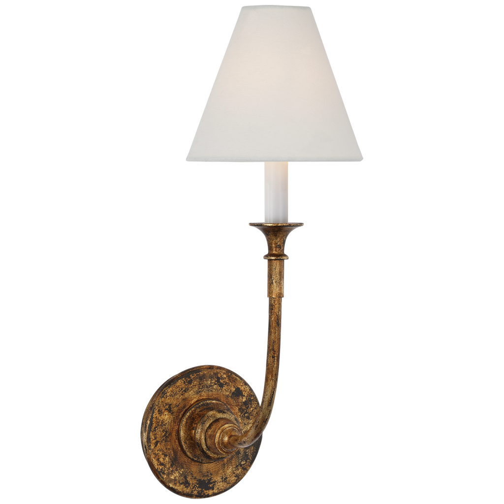 TOB2450AGL Thomas O'Brien Piaf 1 Light Sconce | Main Image