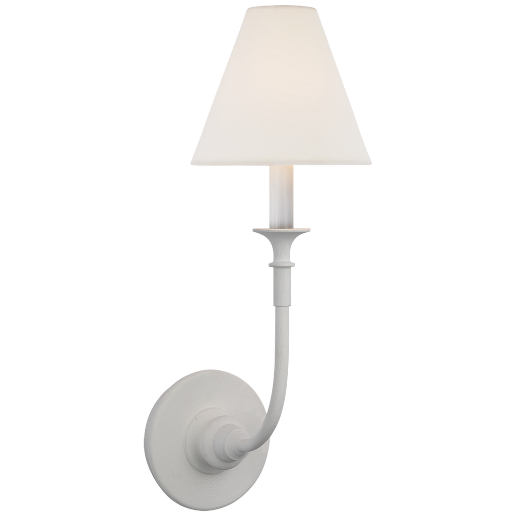 TOB2450PWL Thomas O'Brien Piaf 1 Light Sconce | Main Image