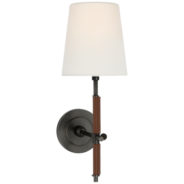 Bronze and Saddle Leather