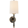 TOB2740BZHABL Thomas O'Brien Edie 1 Light Sconce | Main Image