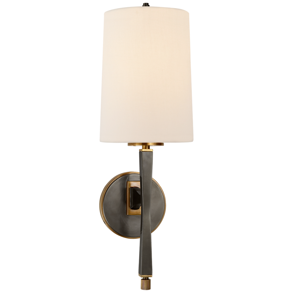 TOB2740BZHABL Thomas O'Brien Edie 1 Light Sconce | Main Image
