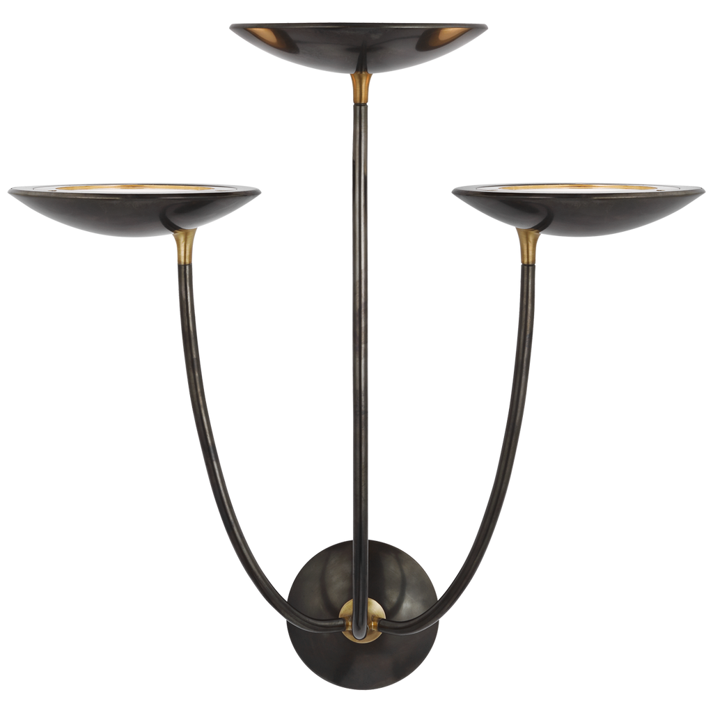 TOB2785BZHAB Thomas O'Brien Keira 1 Light Sconce | Main Image