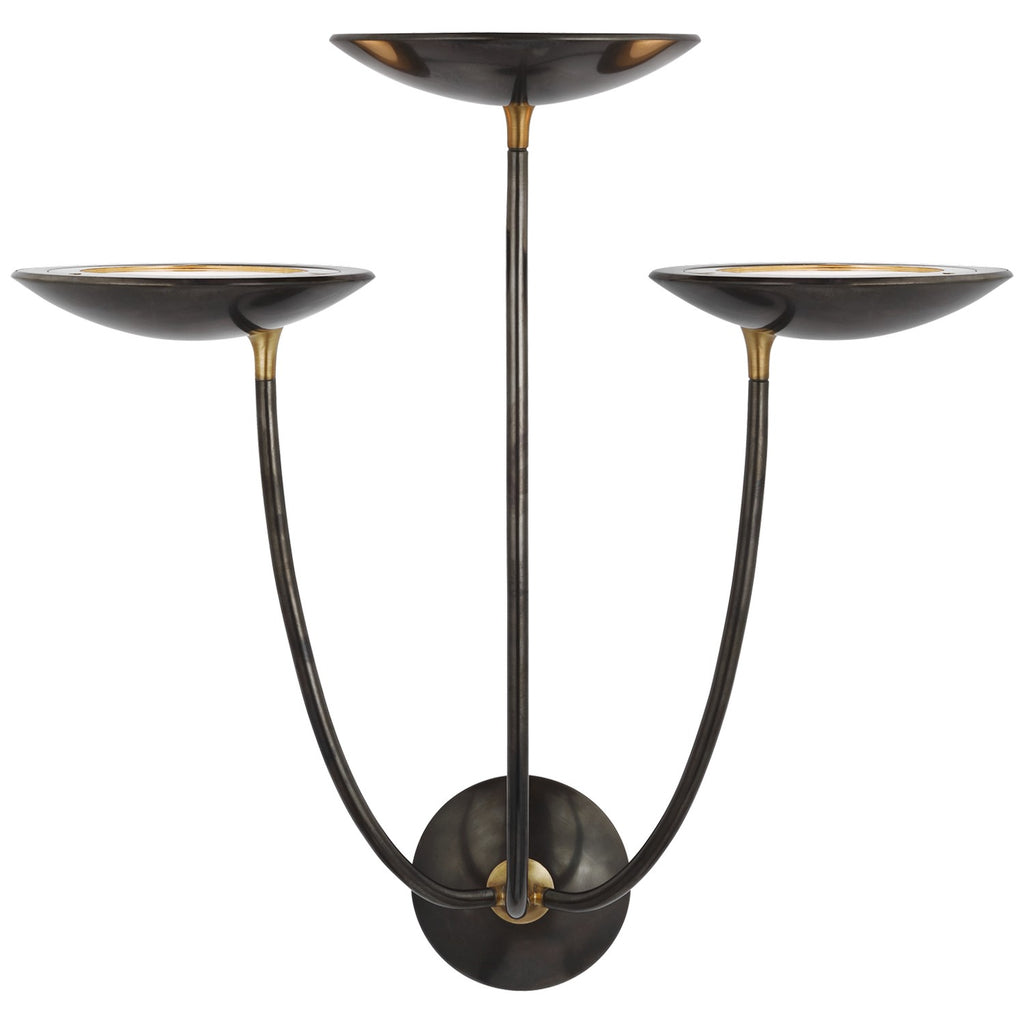 TOB2785BZHAB Thomas O'Brien Keira 1 Light Sconce | Alternate Image