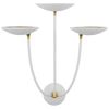 TOB2785WHTHAB Thomas O'Brien Keira 1 Light Sconce | Main Image