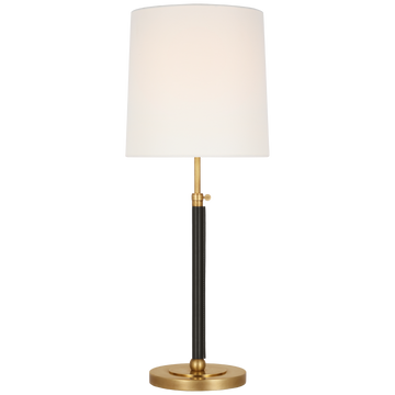 Hand-Rubbed Antique Brass and Chocolate Leather
