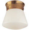 TOB4000HAB Thomas O'Brien Perry 1 Light Flush Mount | Main Image