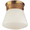 TOB4000HAB Thomas O'Brien Perry 1 Light Flush Mount | Alternate Image
