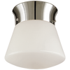 TOB4000PN Thomas O'Brien Perry 1 Light Flush Mount | Main Image