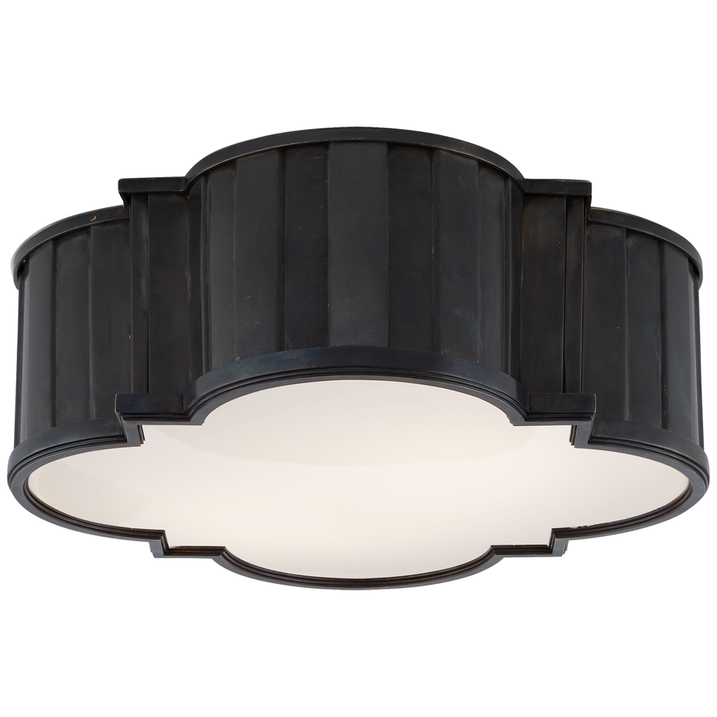 TOB4131BZWG Thomas O'Brien Tilden 4 Light Flush Mount | Main Image