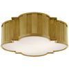 TOB4131HABWG Thomas O'Brien Tilden 4 Light Flush Mount | Main Image