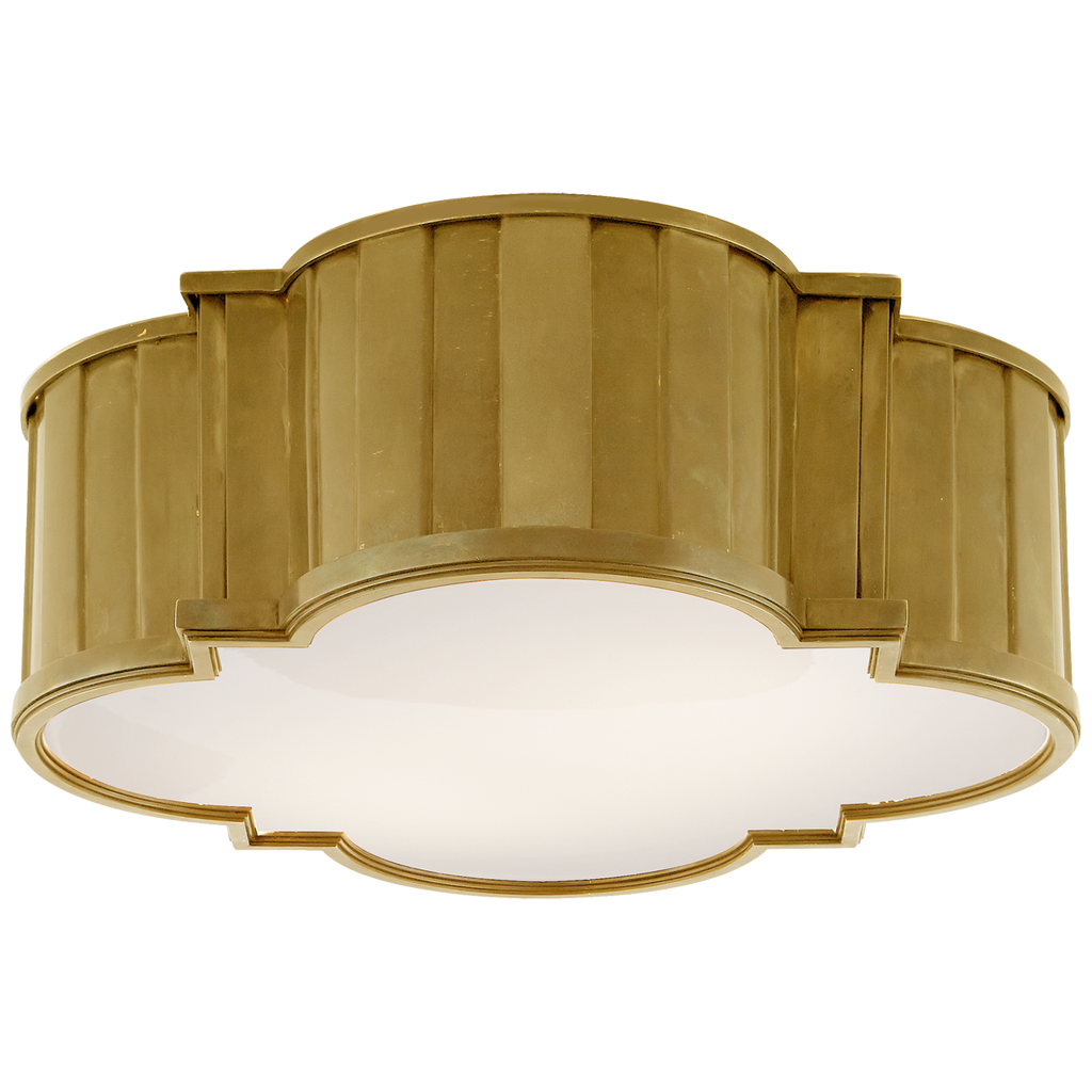TOB4131HABWG Thomas O'Brien Tilden 4 Light Flush Mount | Main Image