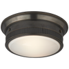 TOB4203BZ Thomas O'Brien Calliope 2 Light Flush Mount | Main Image