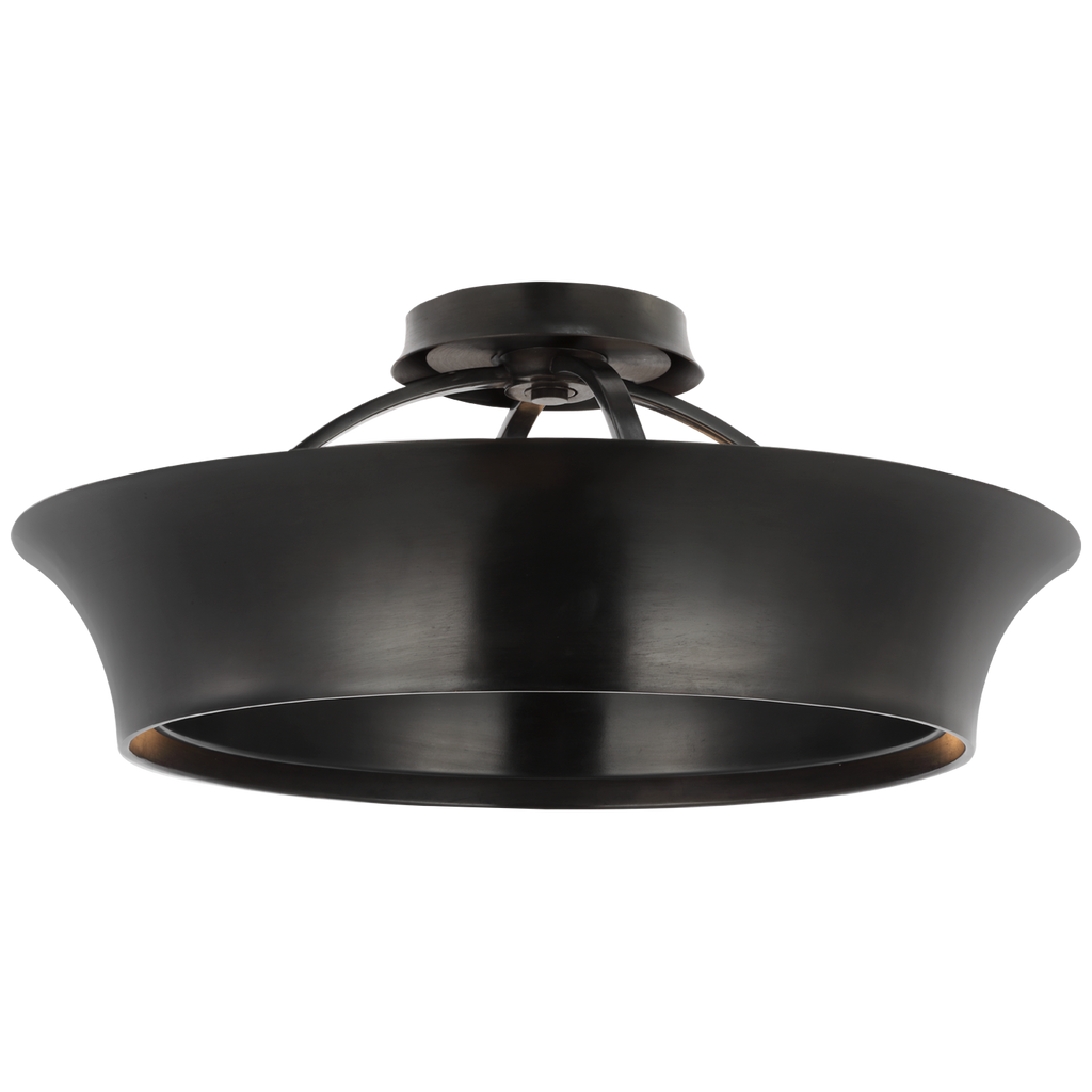 TOB4521AI Thomas O'Brien Garland 1 Light Semi-Flush Mount | Main Image