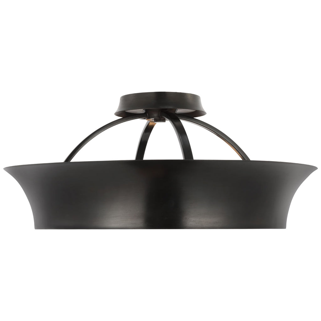 TOB4521AI Thomas O'Brien Garland 1 Light Semi-Flush Mount | Alternate Image