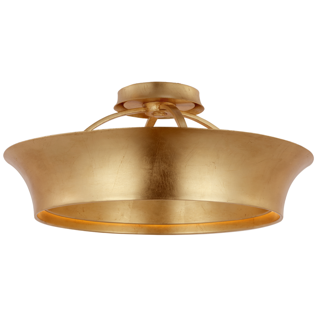 TOB4521G Thomas O'Brien Garland 1 Light Semi-Flush Mount | Main Image