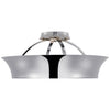 TOB4521PN Thomas O'Brien Garland 1 Light Semi-Flush Mount | Alternate Image