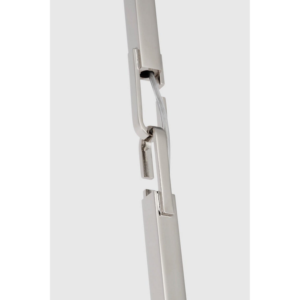 TOB4521PN Thomas O'Brien Garland 1 Light Semi-Flush Mount | Alternate Image