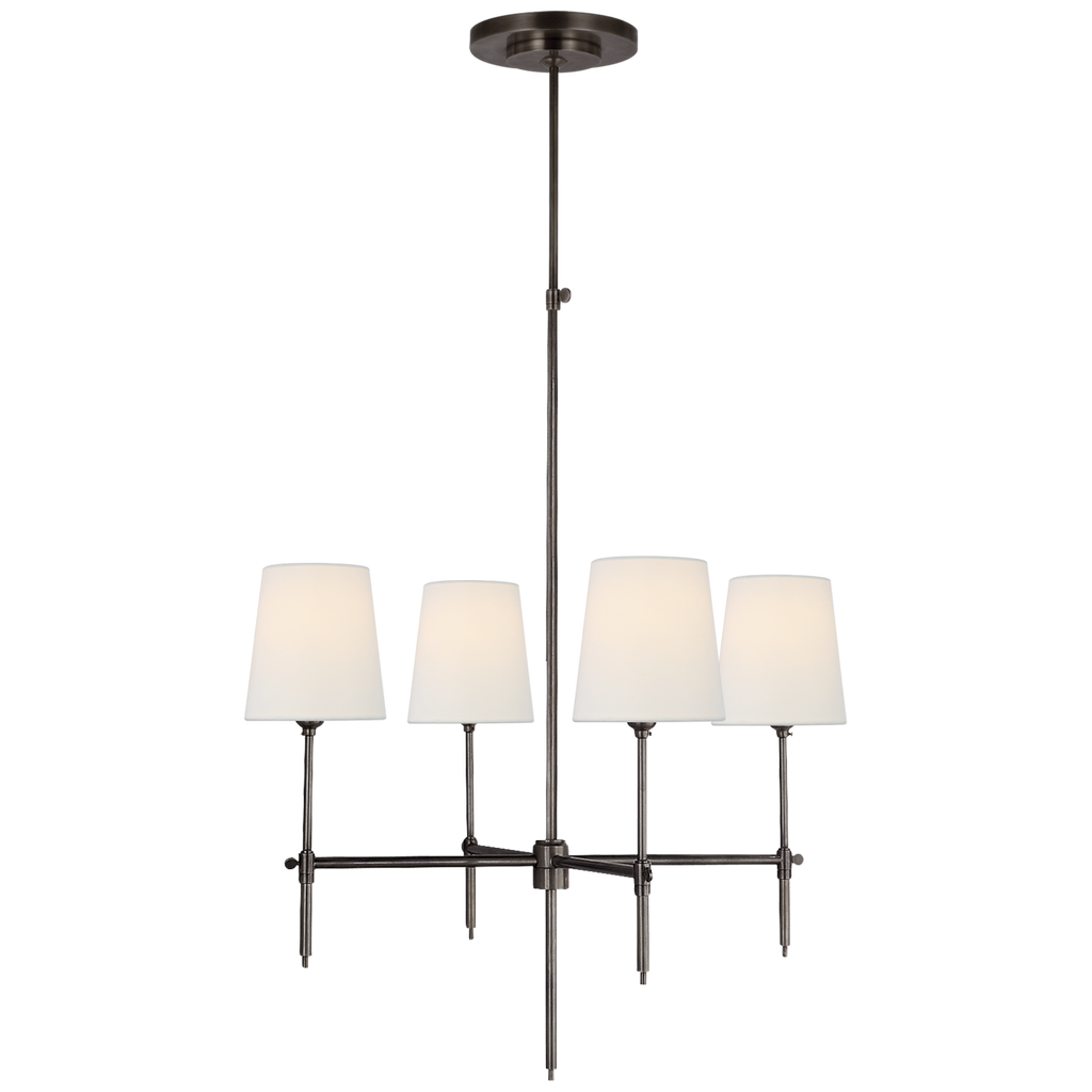 TOB5002BZL Thomas O'Brien Bryant 4 Light Chandelier | Main Image