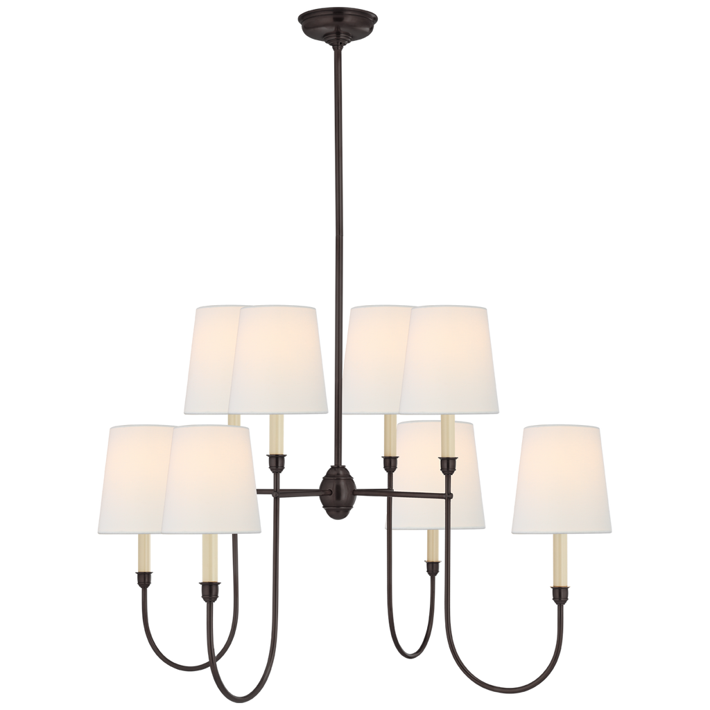 TOB5008BZL Thomas O'Brien Vendome 8 Light Chandelier | Main Image