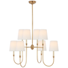 TOB5008HABL Thomas O'Brien Vendome 8 Light Chandelier | Main Image