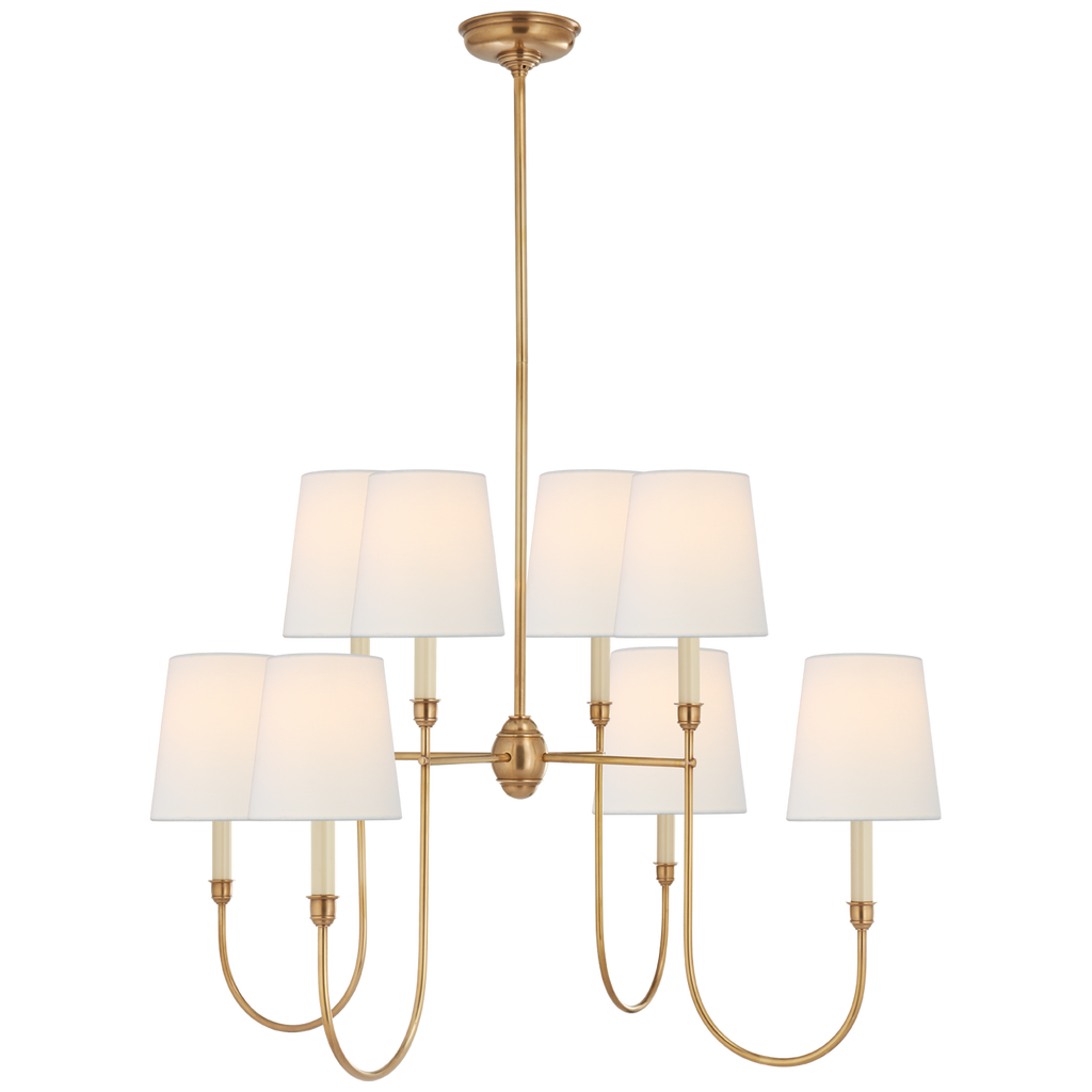 TOB5008HABL Thomas O'Brien Vendome 8 Light Chandelier | Main Image