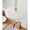 TOB 5115HAB-PW Thomas O'Brien Piatto 1 Light Pendants | Alternate Image