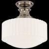 TOB5150PNWG Thomas O'Brien Milton 1 Light Semi Flush Mount | Main Image