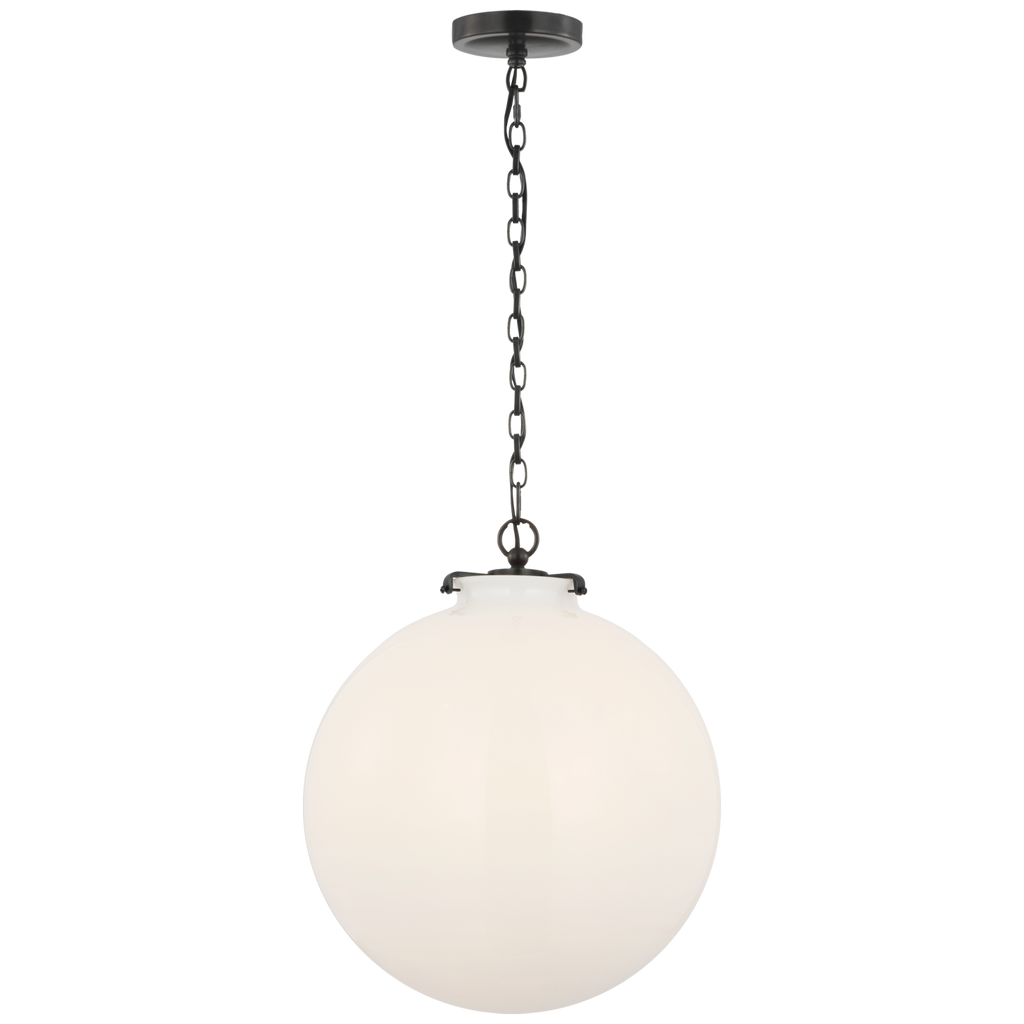 TOB5227BZG4WG Thomas O'Brien Katie 1 Light Pendants | Main Image