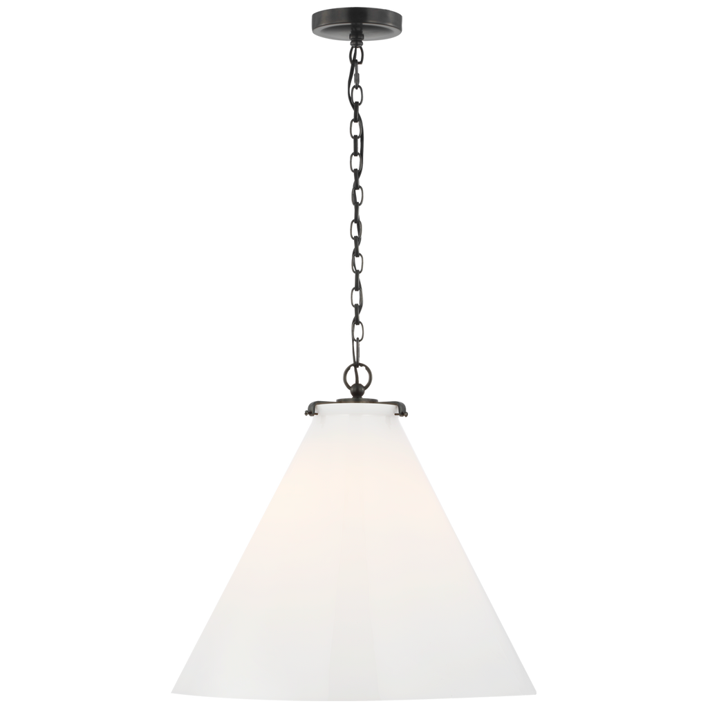 TOB5227BZG6WG Thomas O'Brien Katie 1 Light Pendants | Main Image