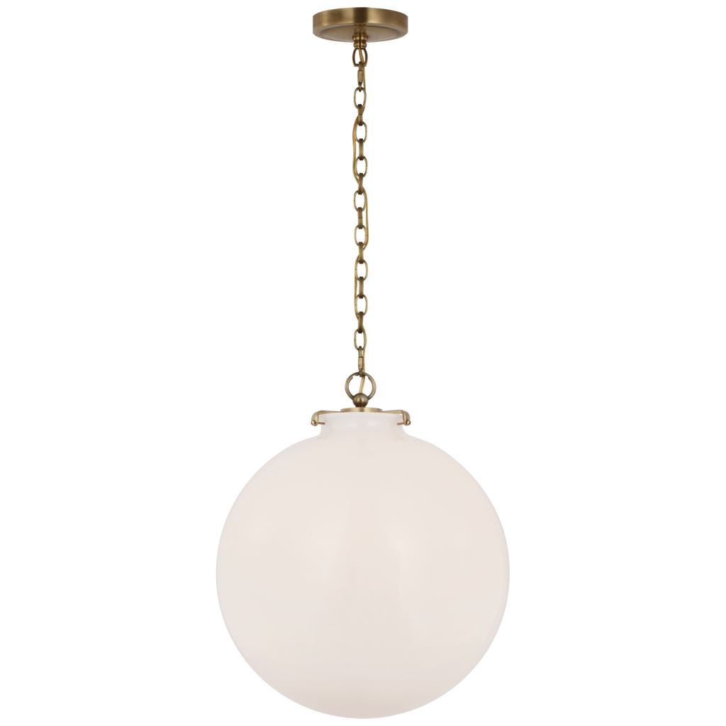 TOB5227HABG4WG Thomas O'Brien Katie 1 Light Pendants | Main Image