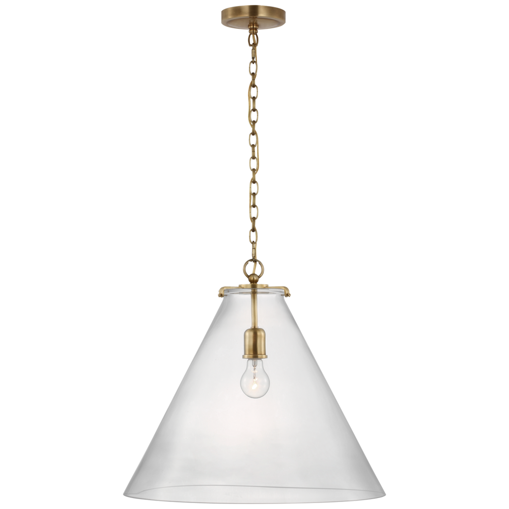 TOB5227HABG6CG Thomas O'Brien Katie 1 Light Pendants | Main Image