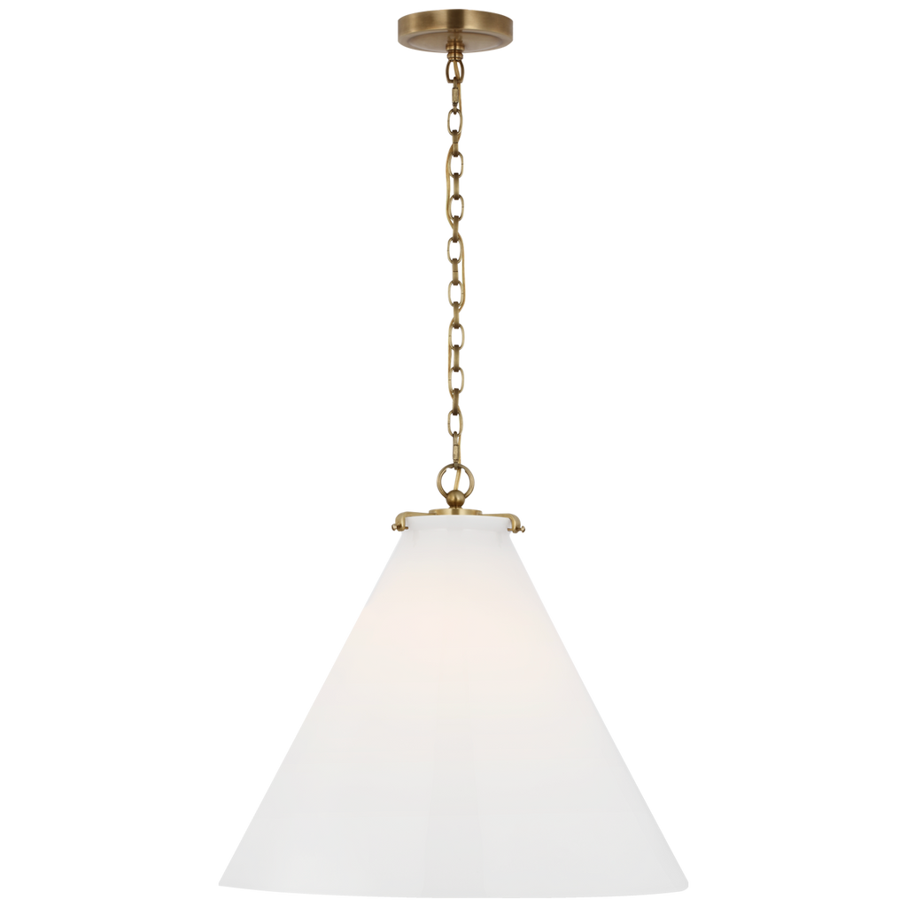TOB5227HABG6WG Thomas O'Brien Katie 1 Light Pendants | Main Image