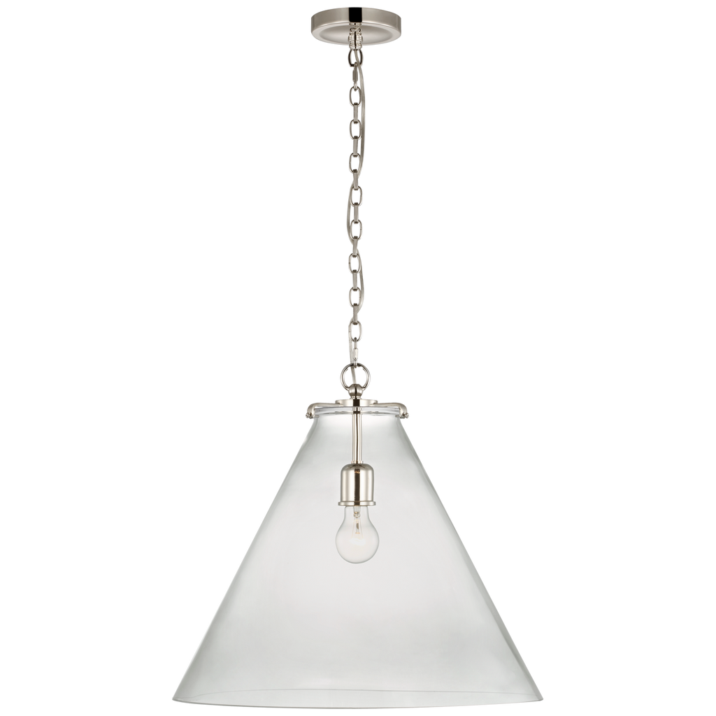 TOB5227PNG6CG Thomas O'Brien Katie 1 Light Pendants | Main Image