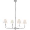 TOB5451PWL Thomas O'Brien Piaf 4 Light Chandelier | Main Image