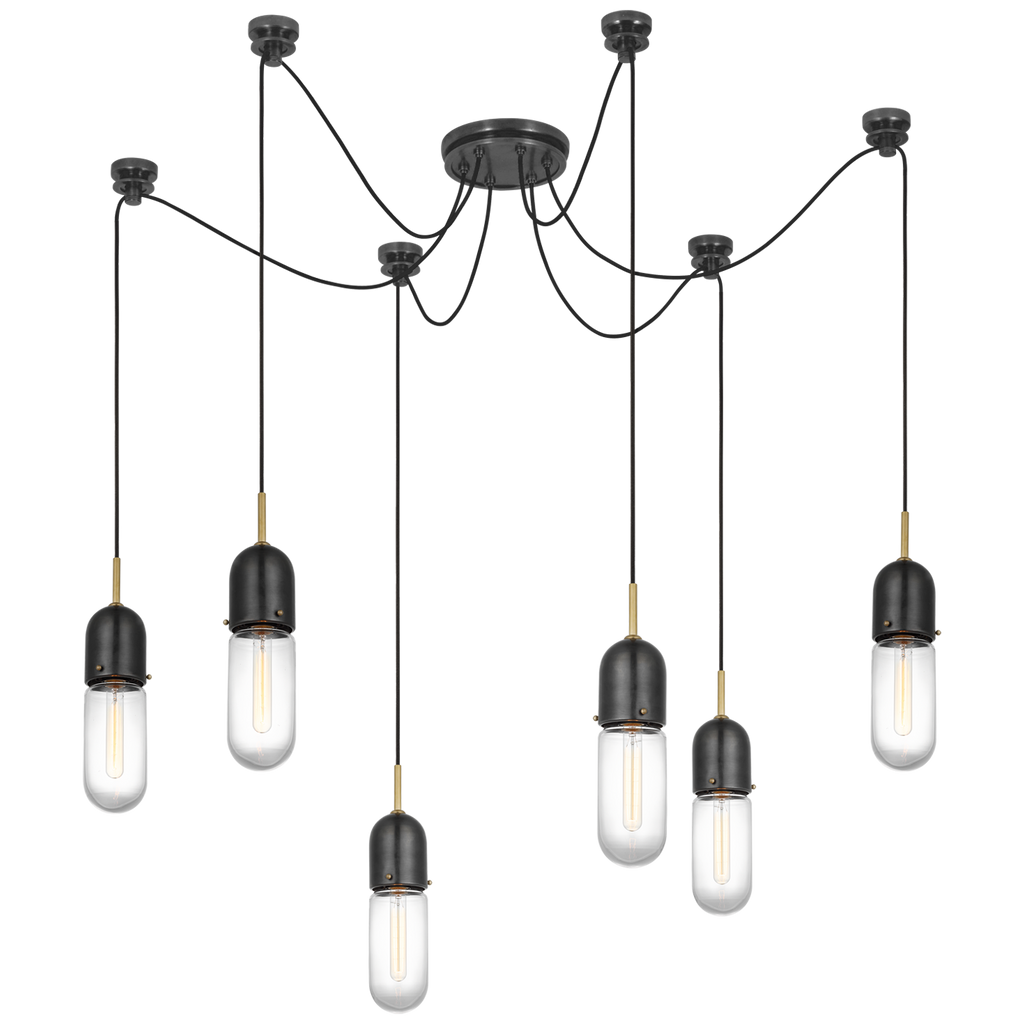 TOB5645BZHABCG6 Thomas O'Brien Junio 6 Light Pendants | Main Image